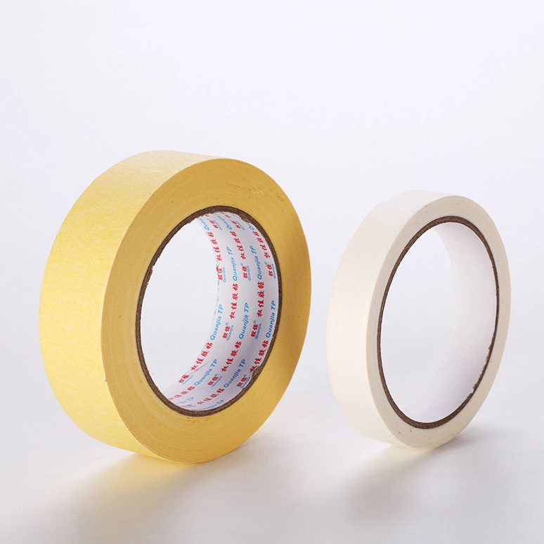 No Glue Residue Crepe Pape General Masking Tape for Auto