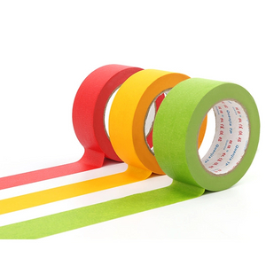 Cheaper China Factory Bright Colored Paper Masking Tape for Painting