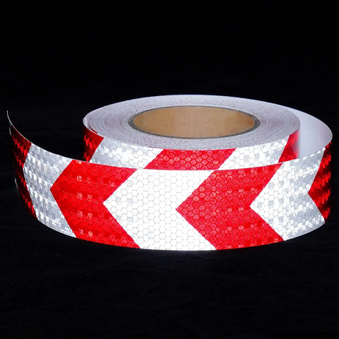 A Grade Yellow And Black Reflective Tape for Trailers
