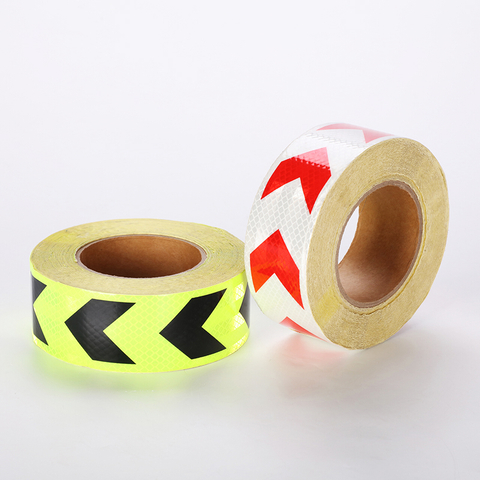 Red White Reflective Safety Ribbon Tape for Car
