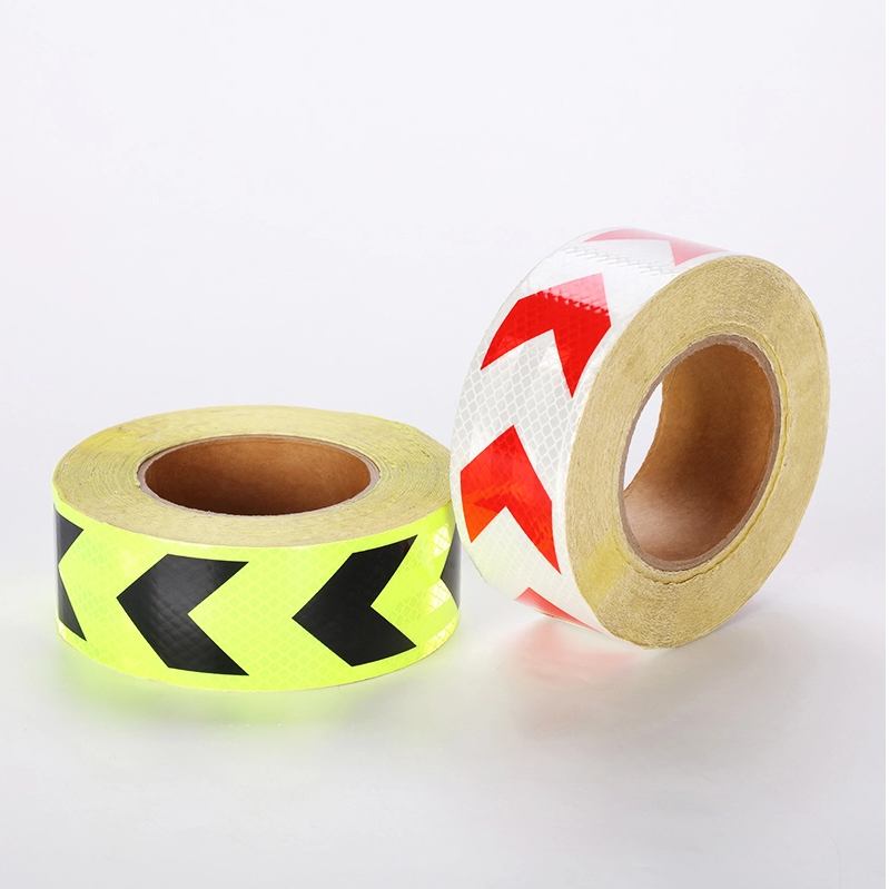 A Grade Yellow And Black Reflective Tape for Trailers