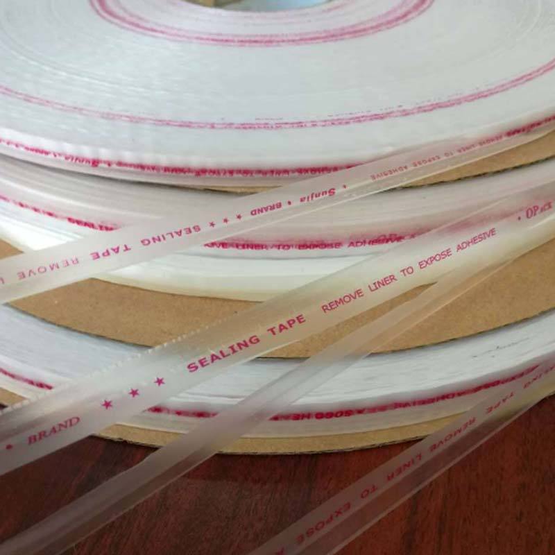 HDPE Resealable Bag Sealtape Durable Bag Sealtape