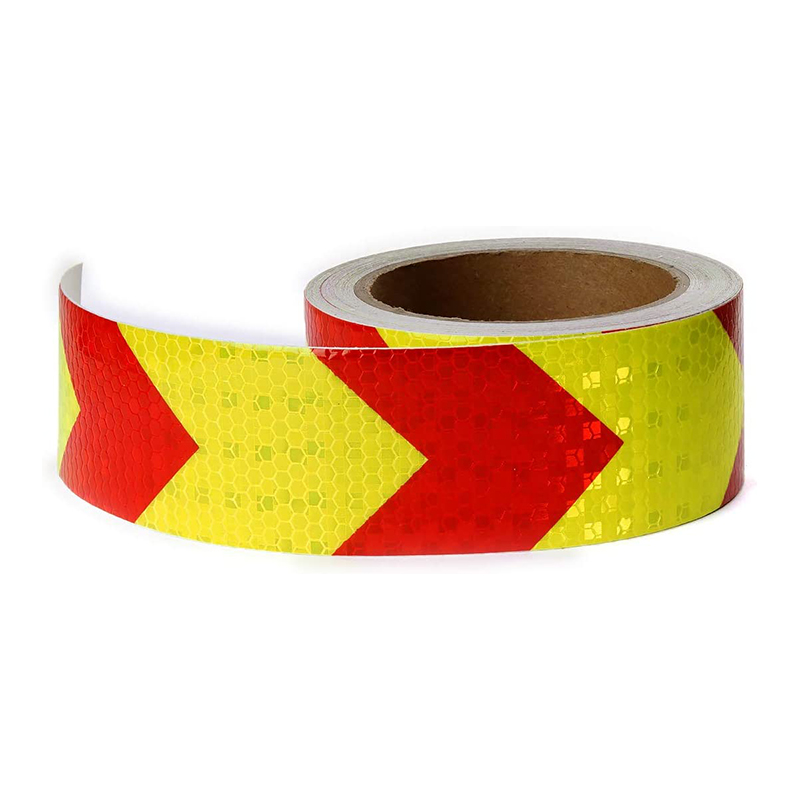 Red White Reflective Safety Ribbon Tape for Car