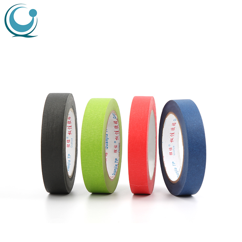 Cheaper China Factory Bright Colored Paper Masking Tape for Painting